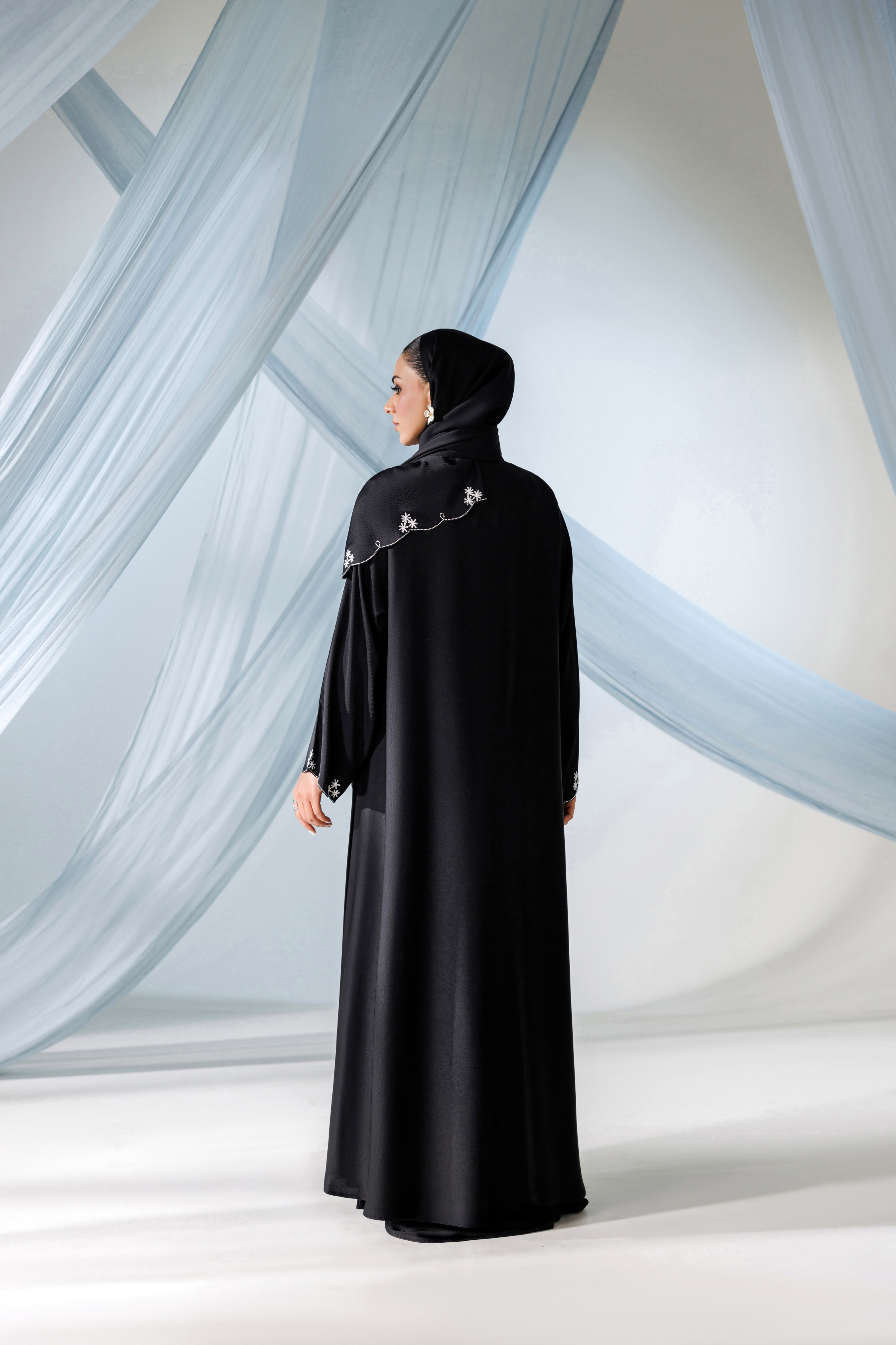 Lasered Abaya