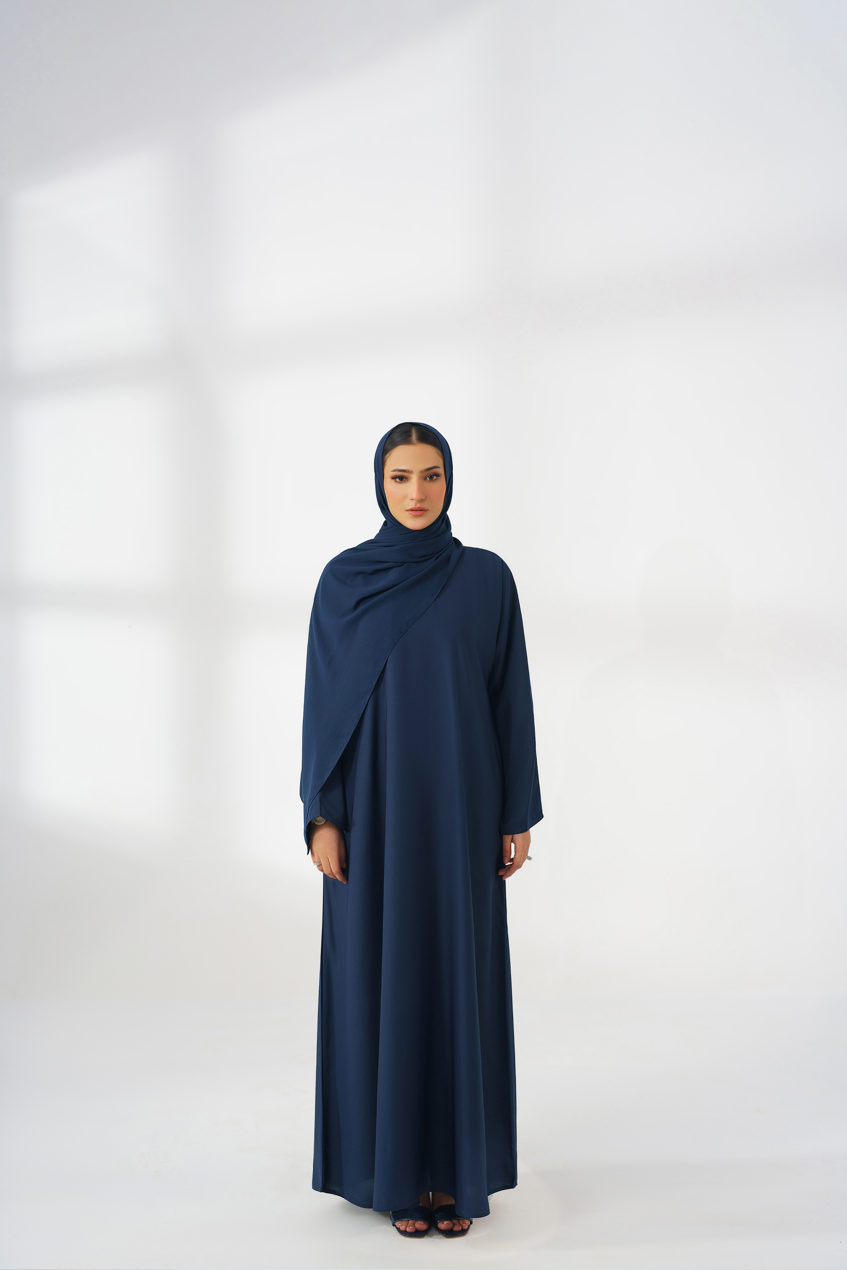 Blue Basic Abaya