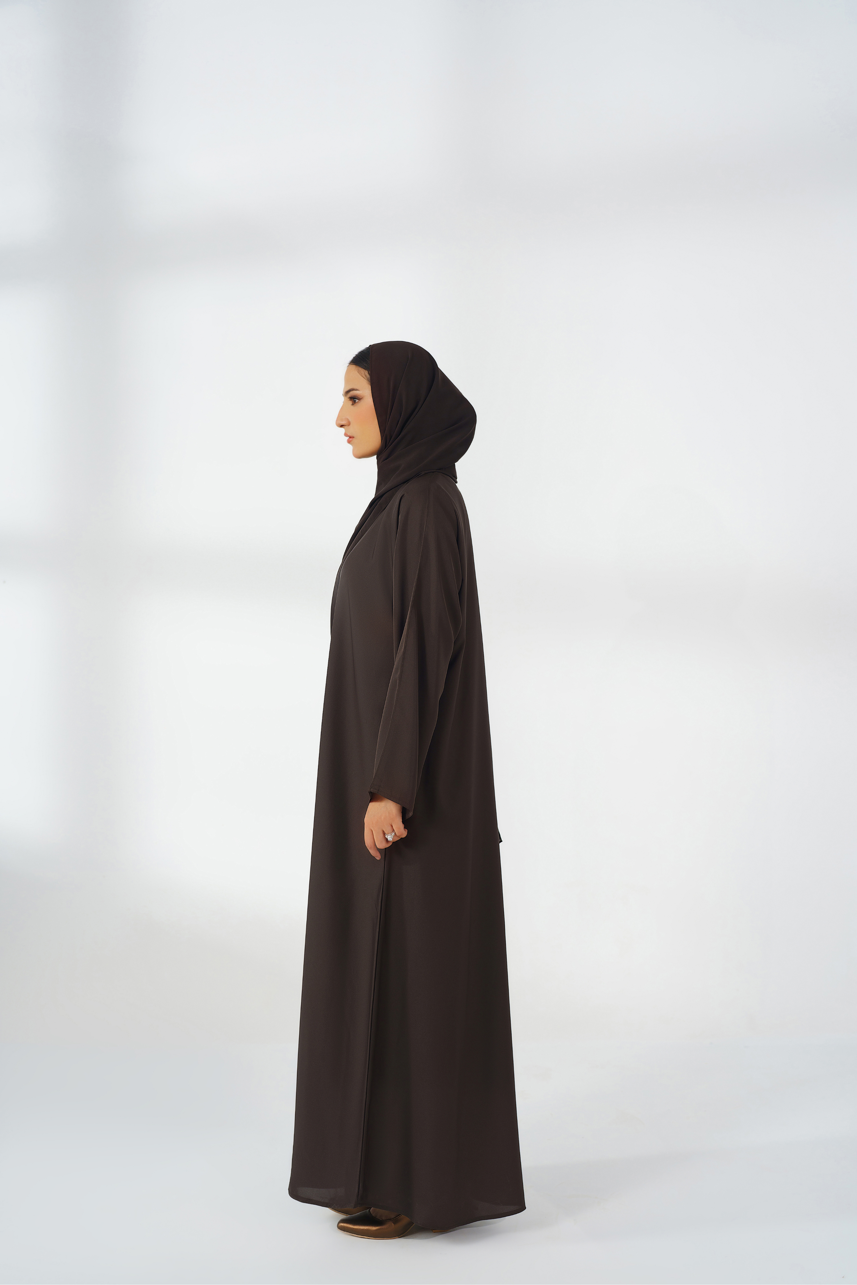 Brown Basic Abaya