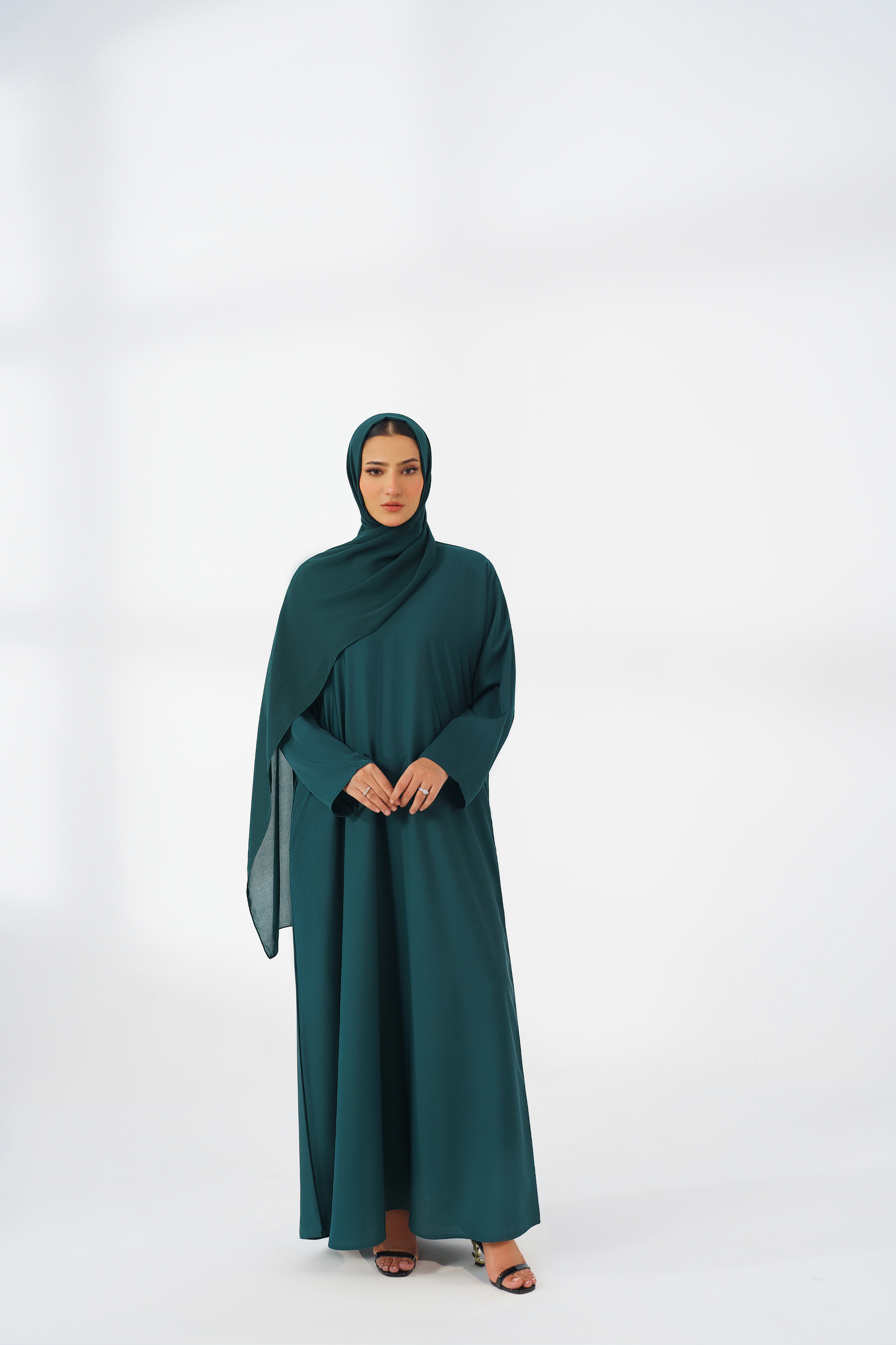 Green Basic Abaya