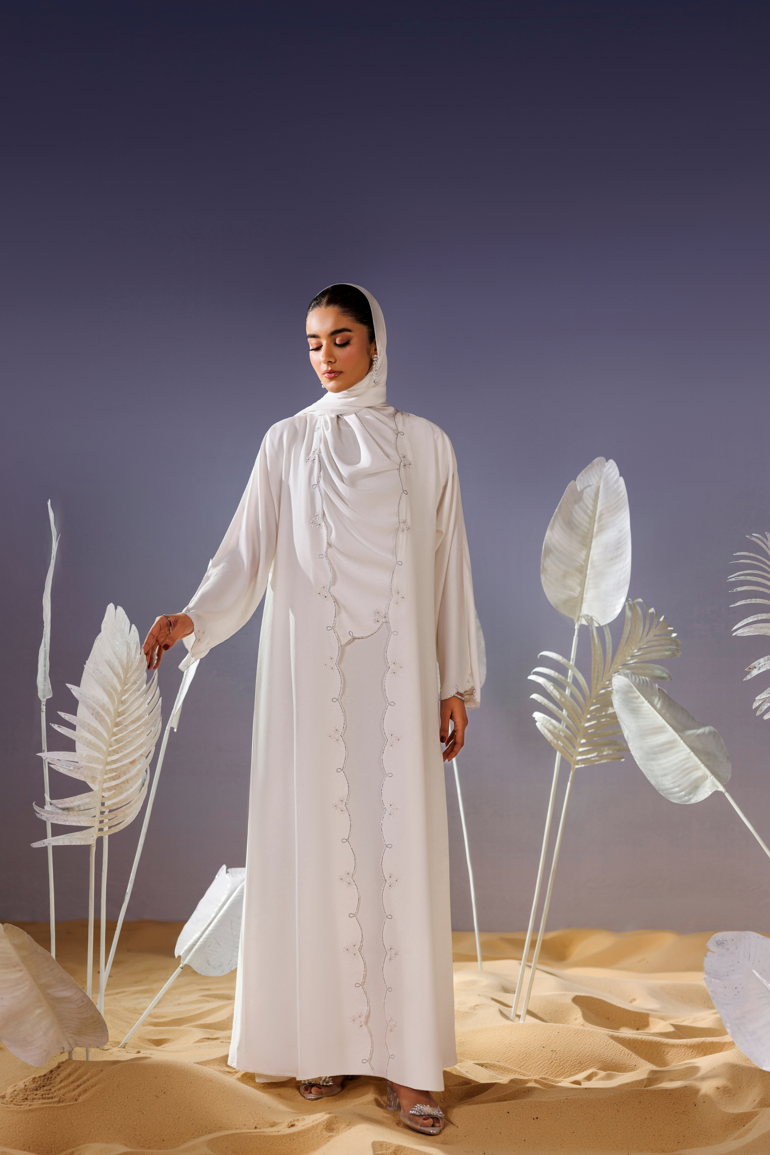 Lasered Abaya