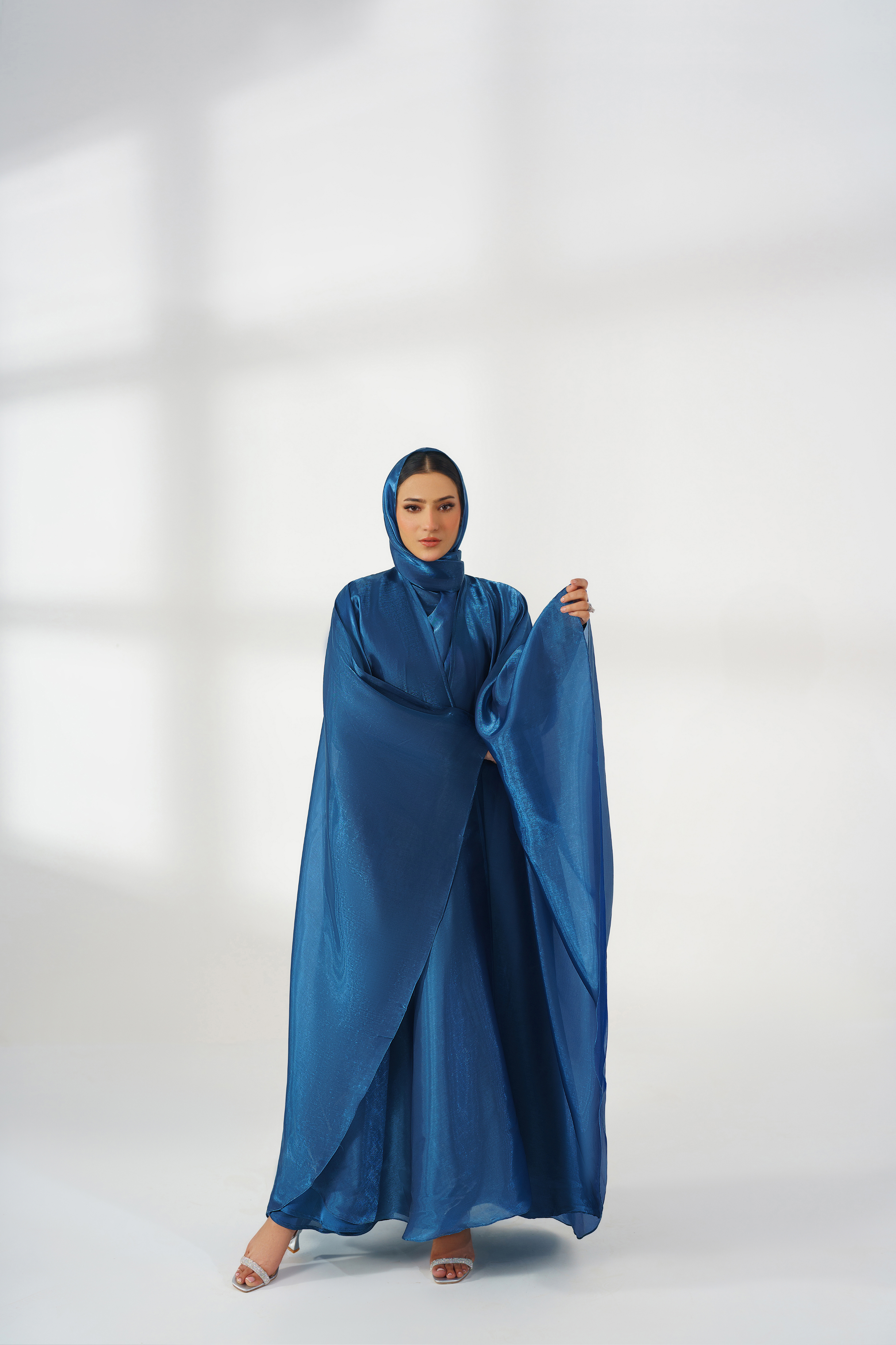 Zinc Silk Kaftan