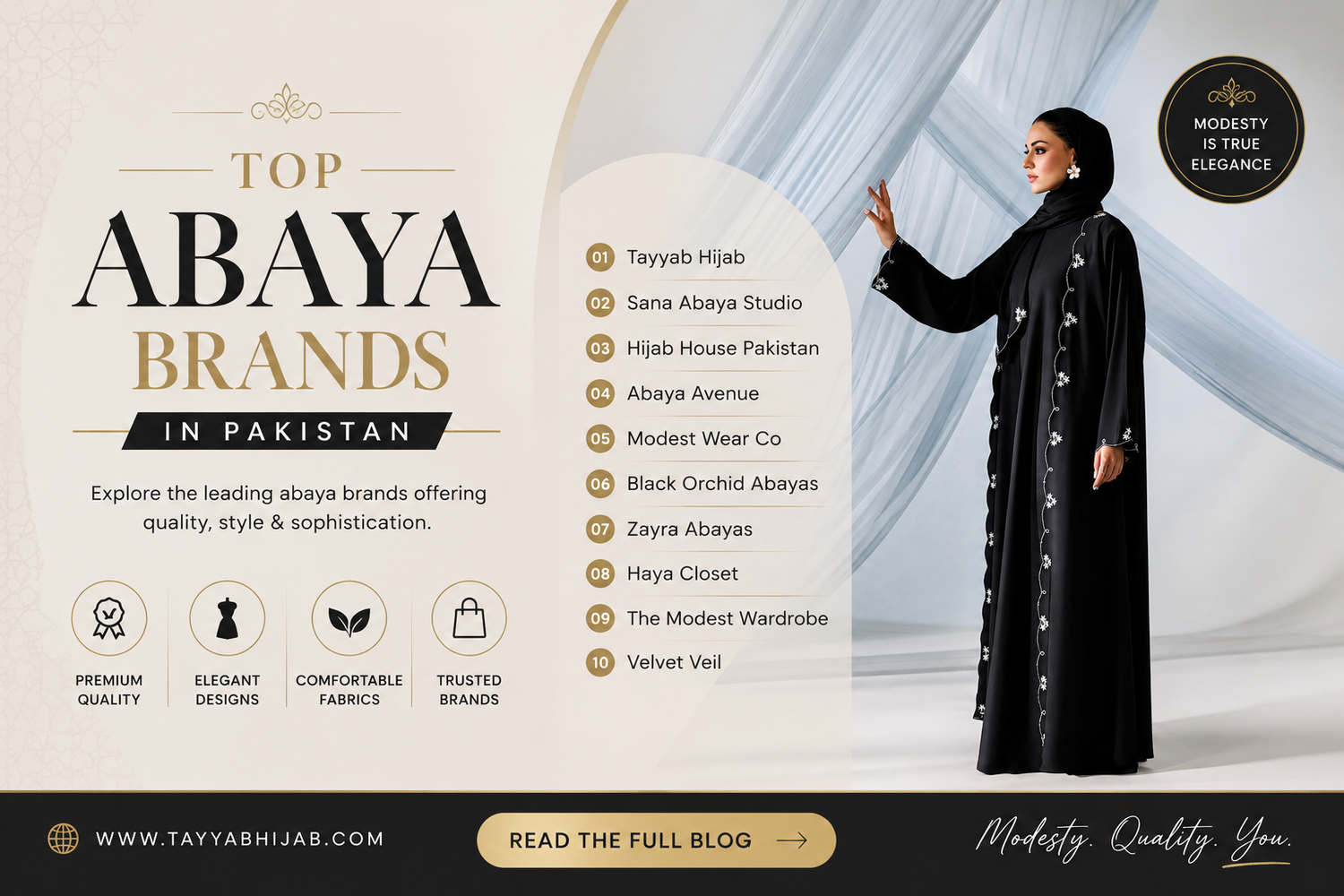 Top 10 Abaya Brands in Pakistan in 2026