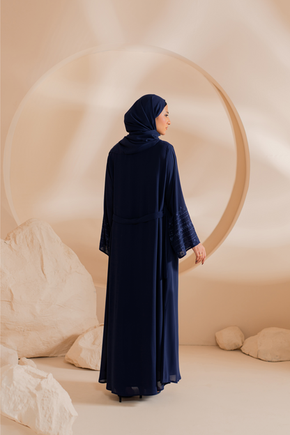 Black Diamond Studded Abaya