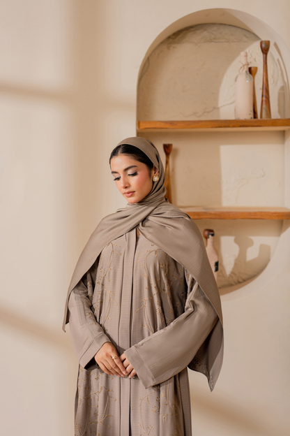 Skin Embroidered Abaya