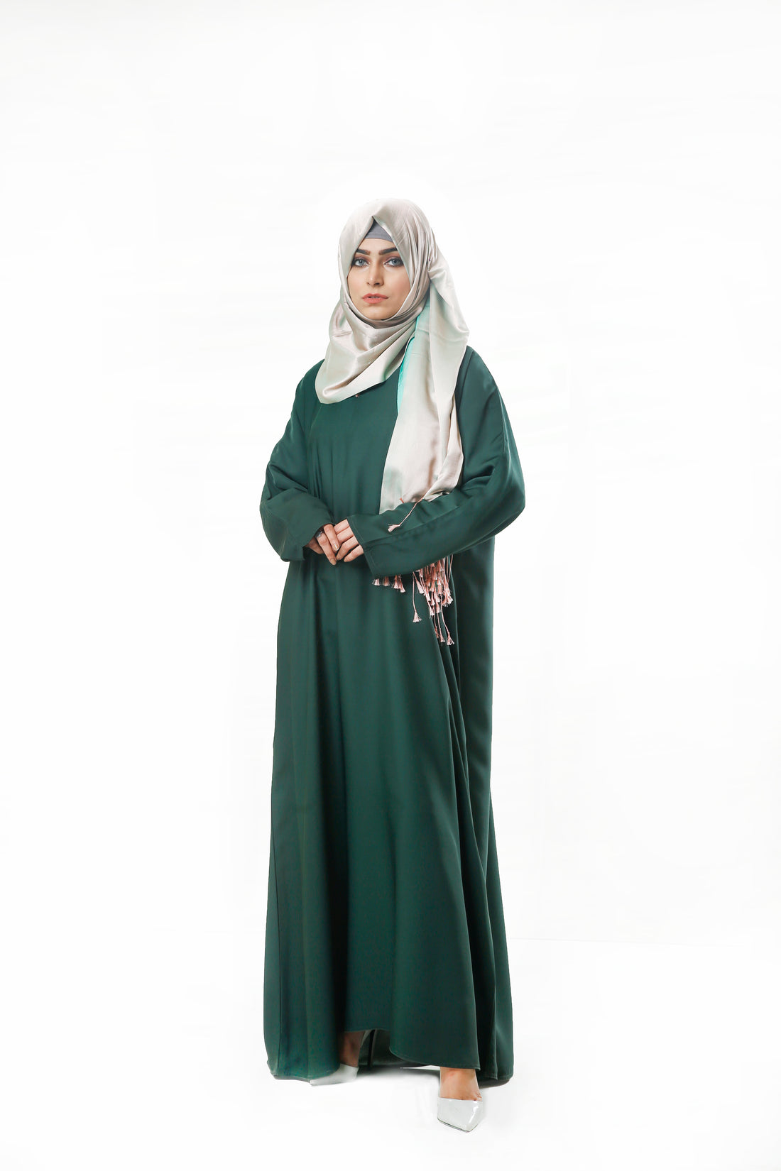 Green Basic Abaya