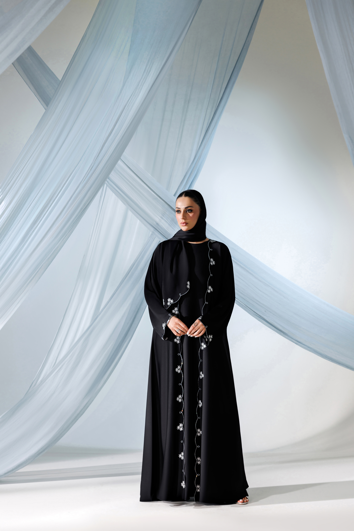 Lasered Abaya
