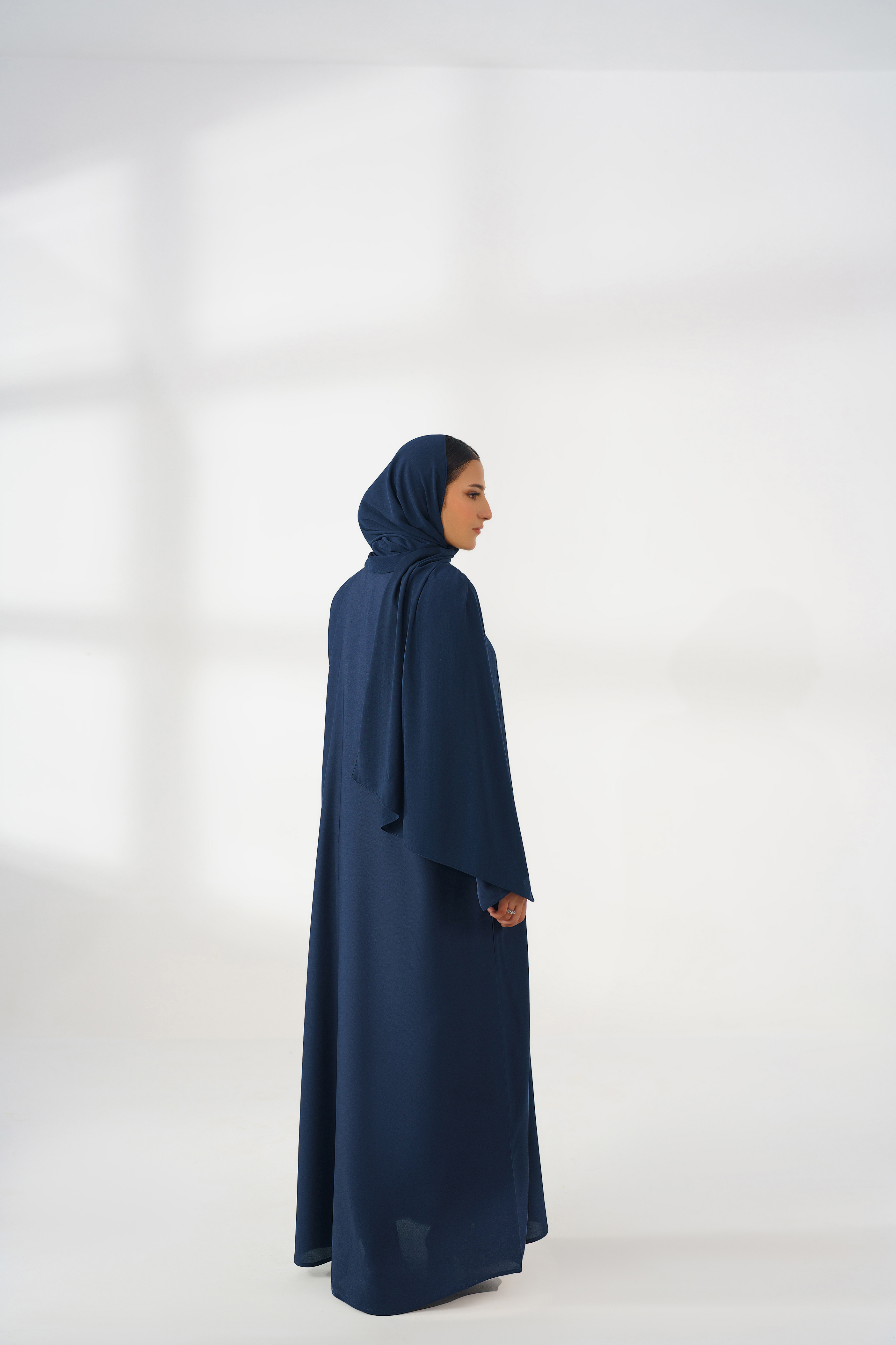 Blue Basic Abaya