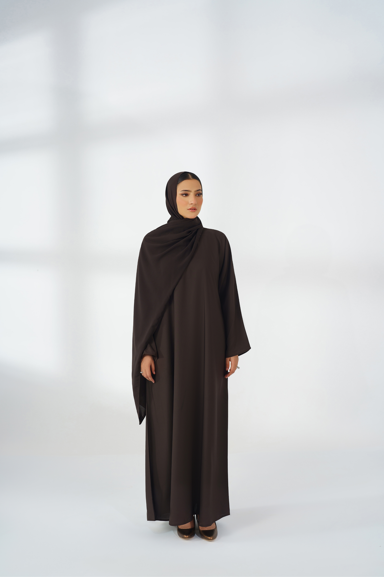 Brown Basic Abaya