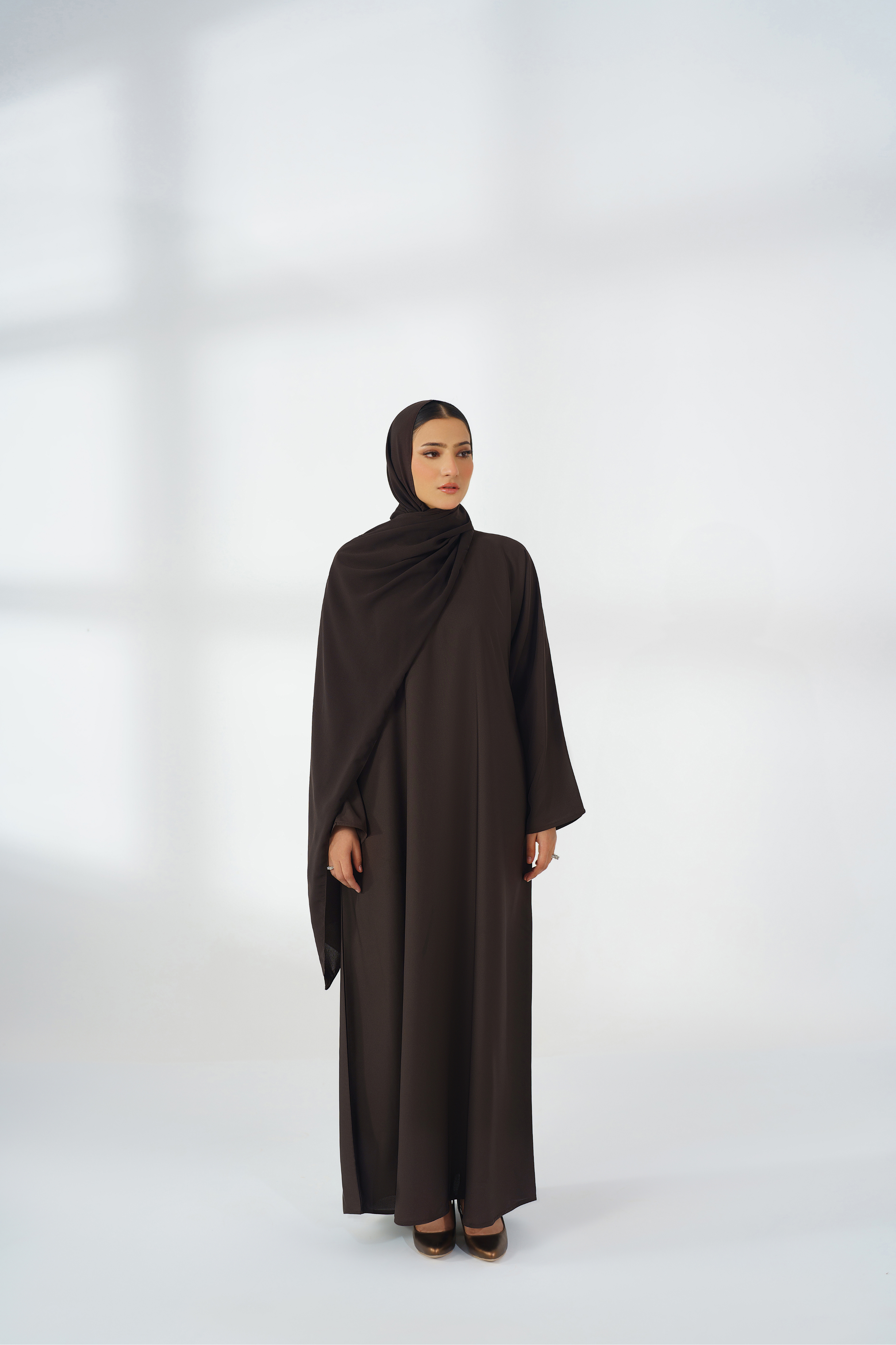 Brown Basic Abaya