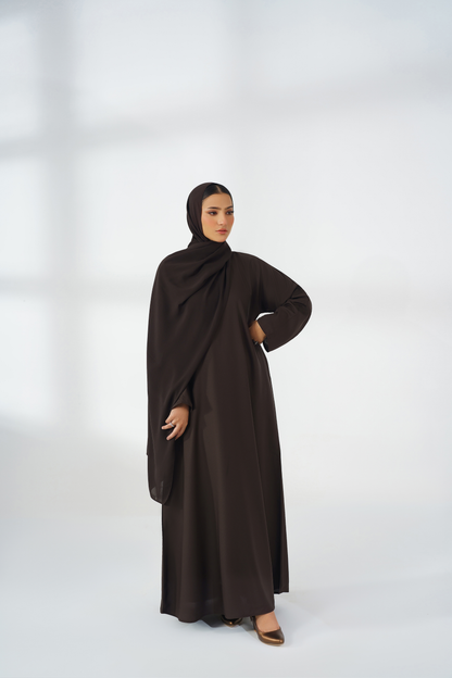 Brown Basic Abaya