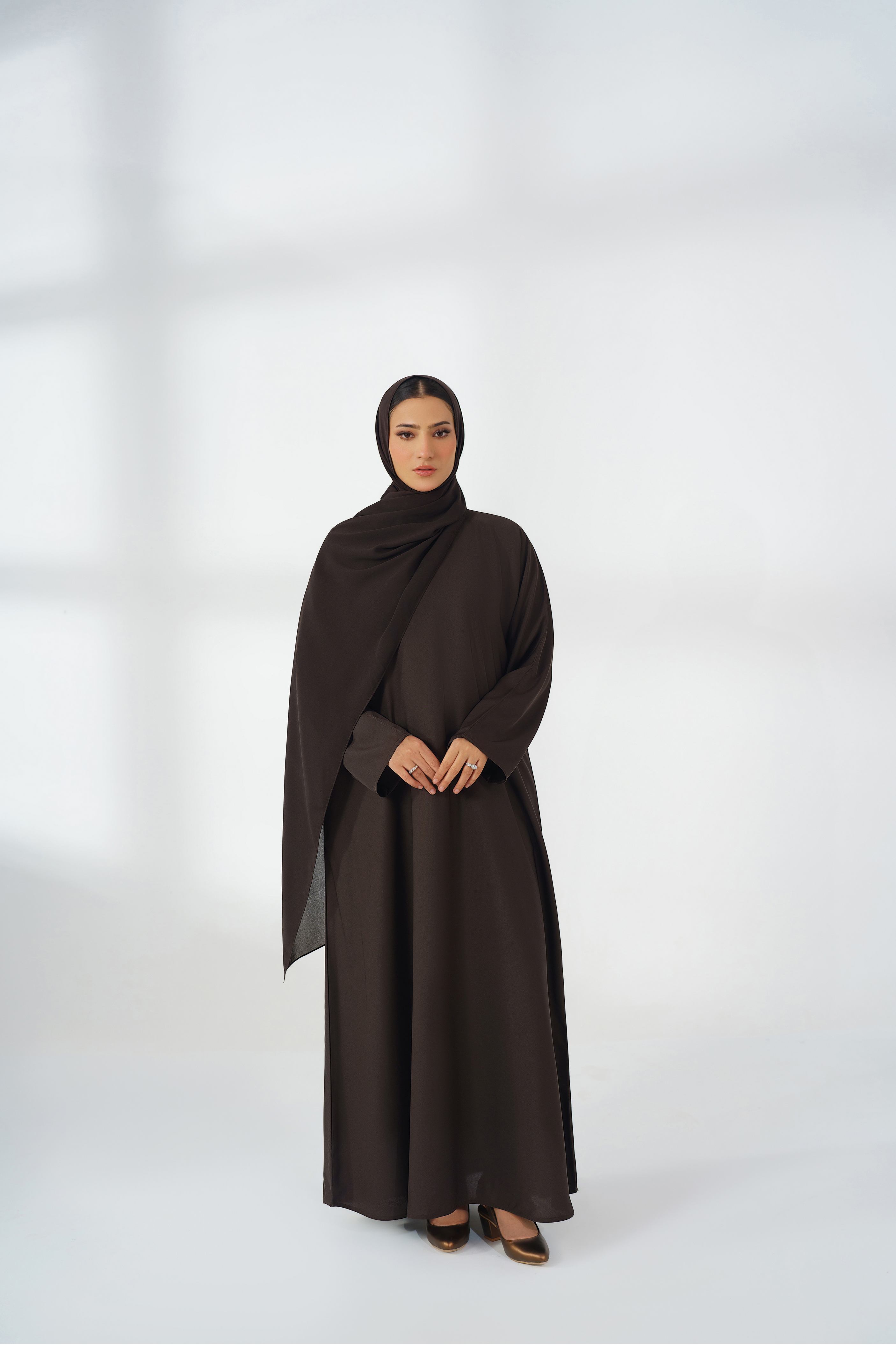 Brown Basic Abaya