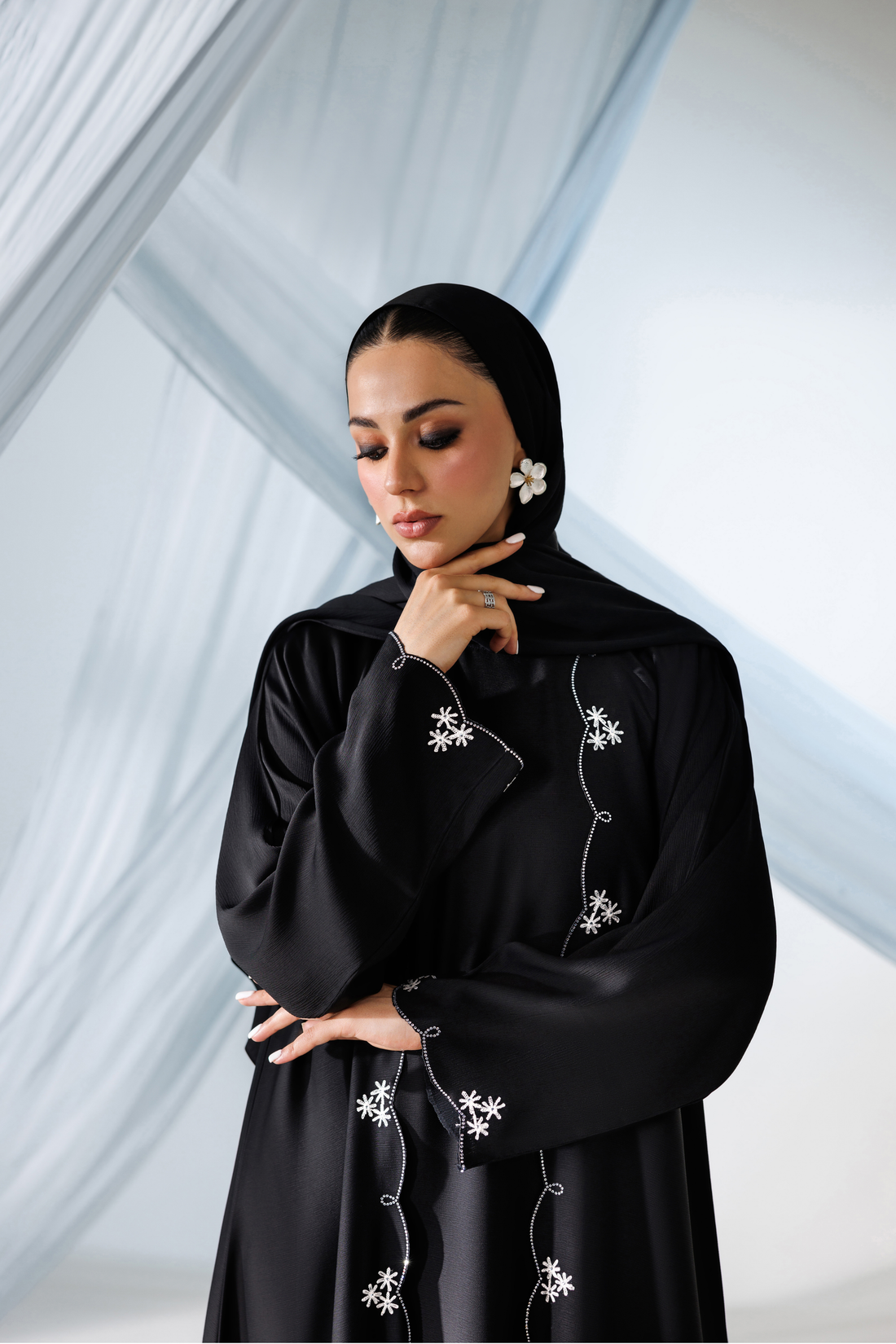 Lasered Abaya