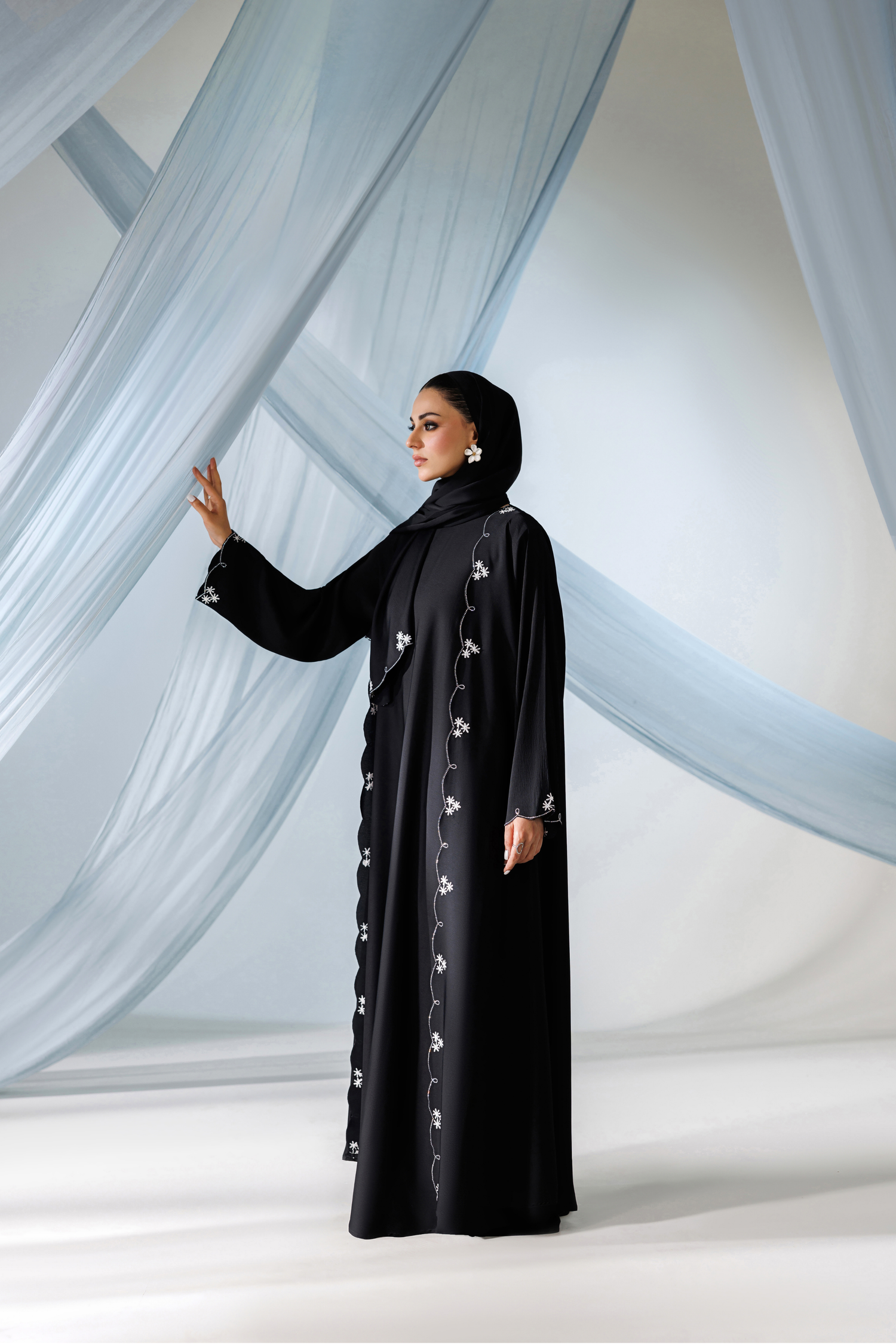 Lasered Abaya