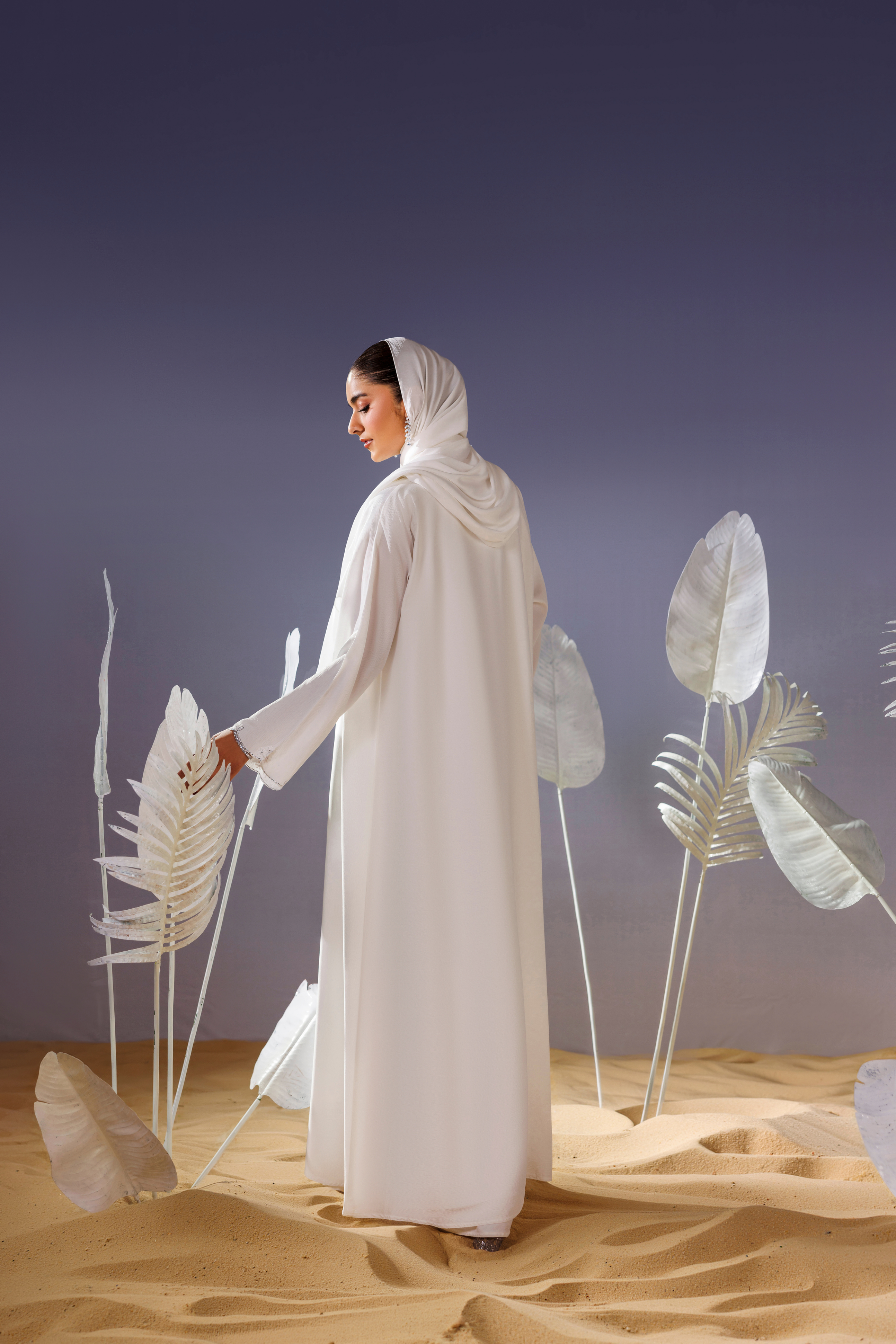 Lasered Abaya