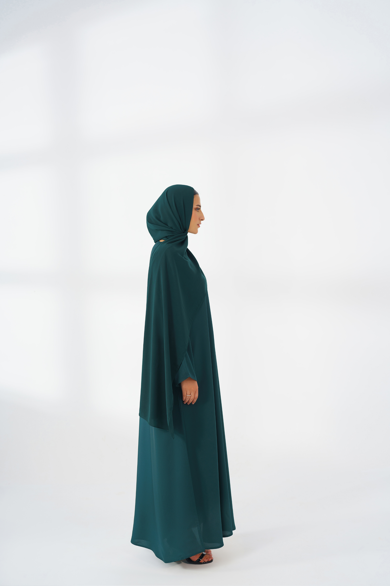 Green Basic Abaya