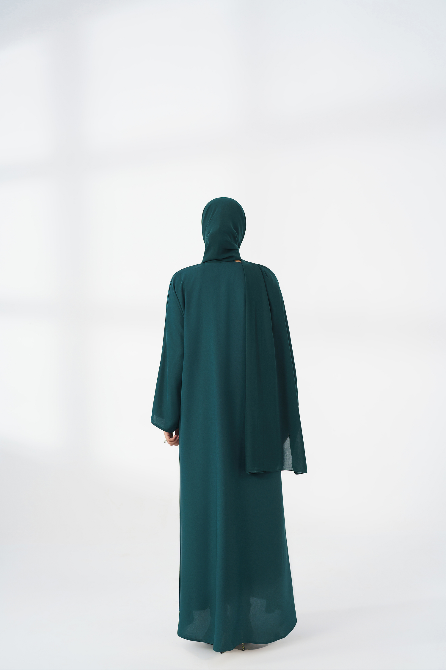 Green Basic Abaya