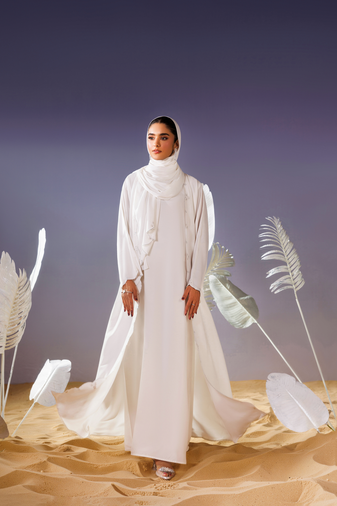Lasered Abaya