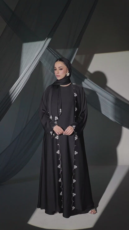 Lasered Abaya
