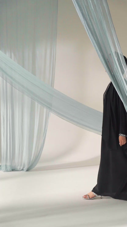 Kaftan Abaya with Crystal Hand Work