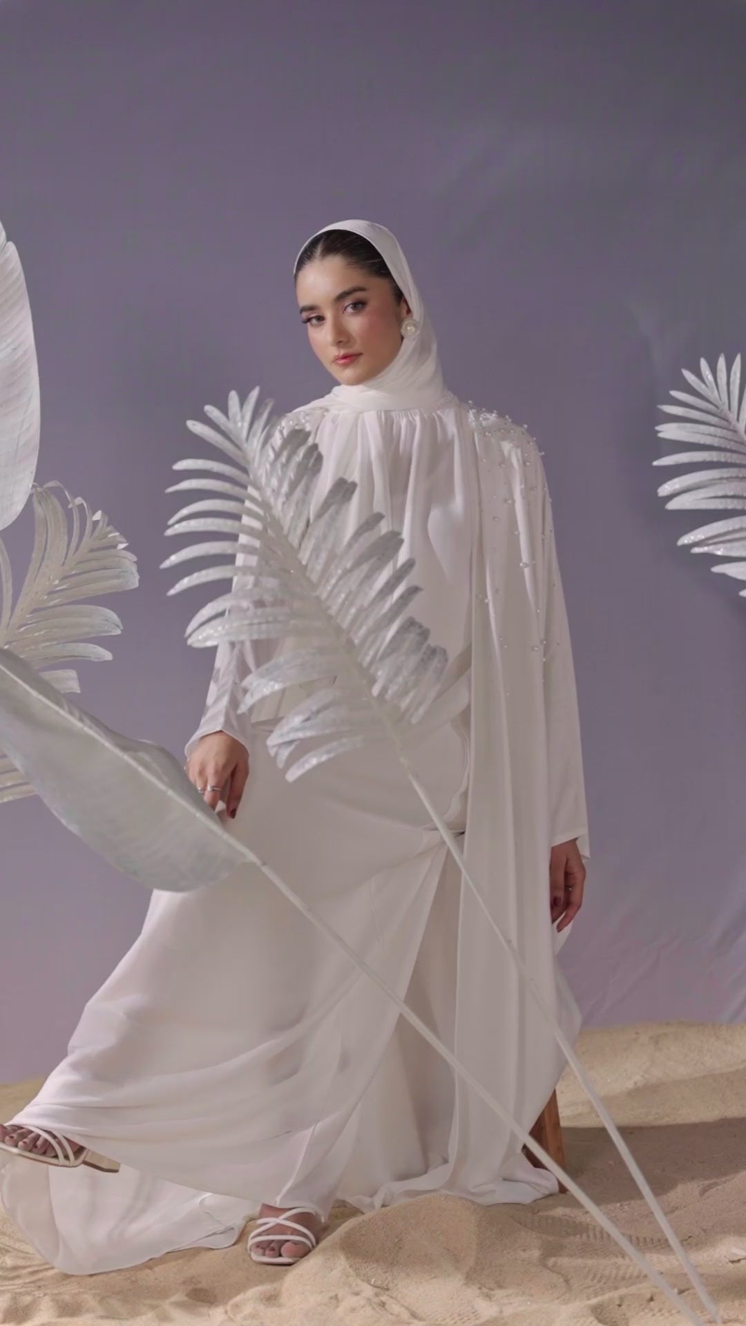 Kaftan with Crystal and Stone Work