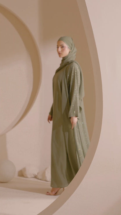 Diamond Studded Abaya