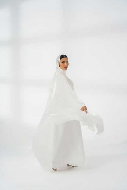 White Silk Kaftan