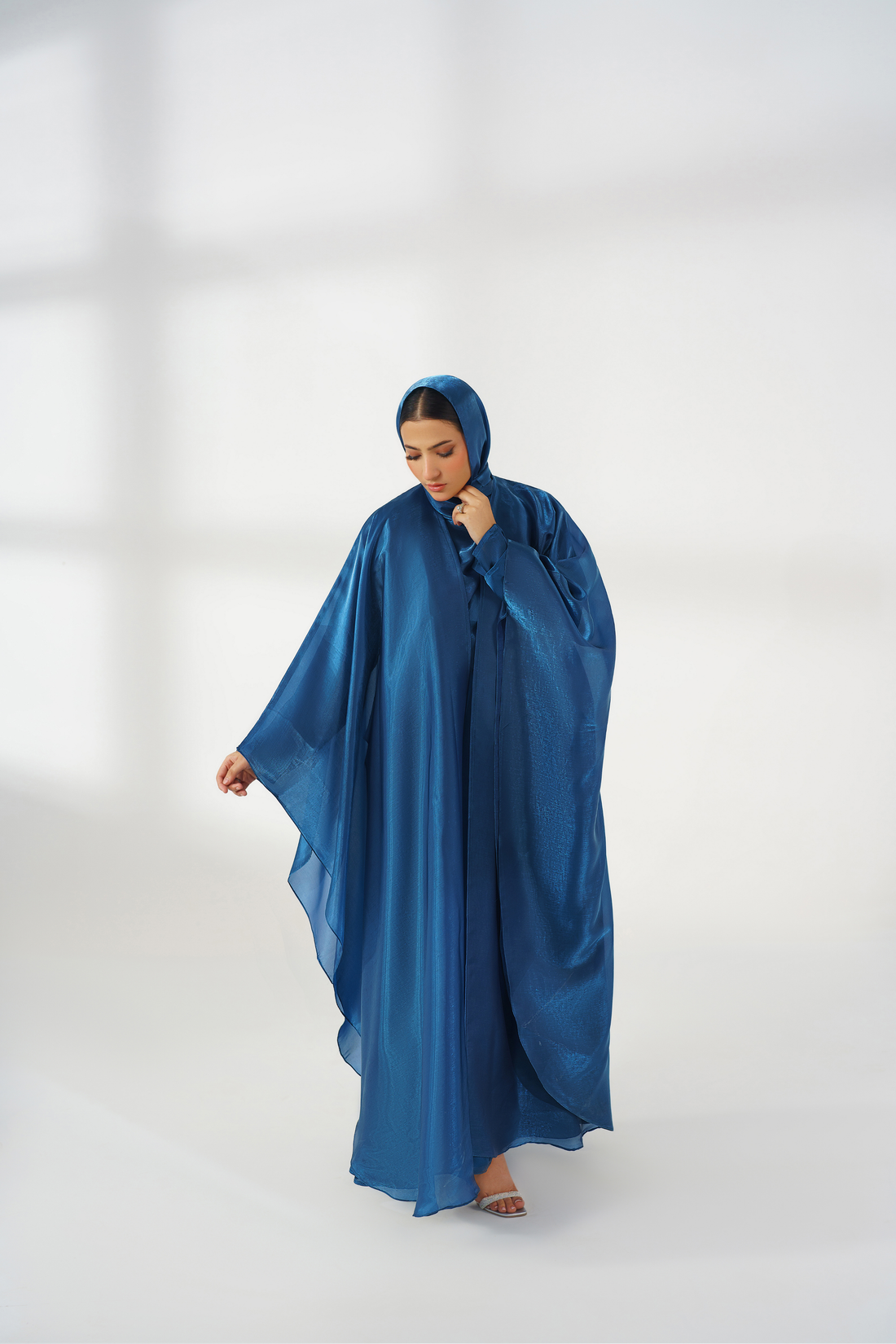 Zinc Silk Kaftan